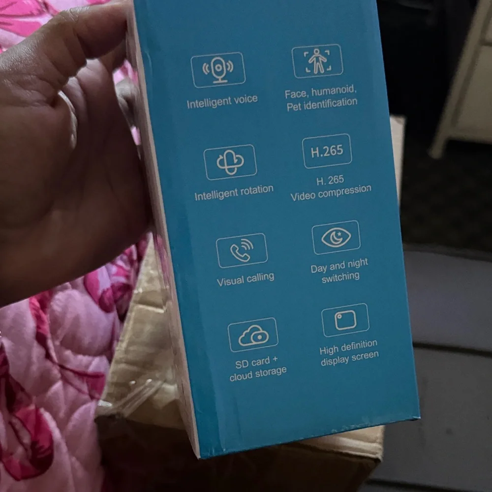 Video Call Camera with Face Recognition - White